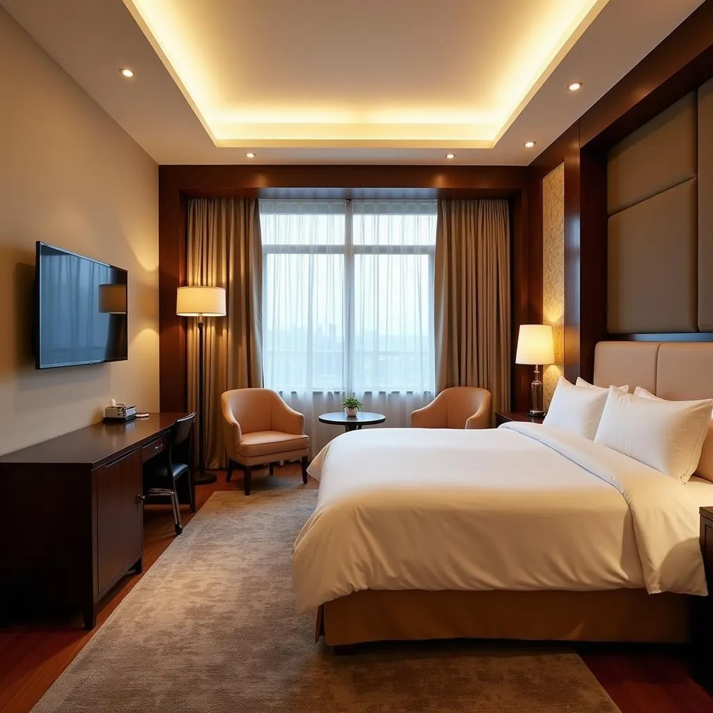 Phòng nghỉ sang trọng tại 52 Thích Minh Nguyệt Hotel