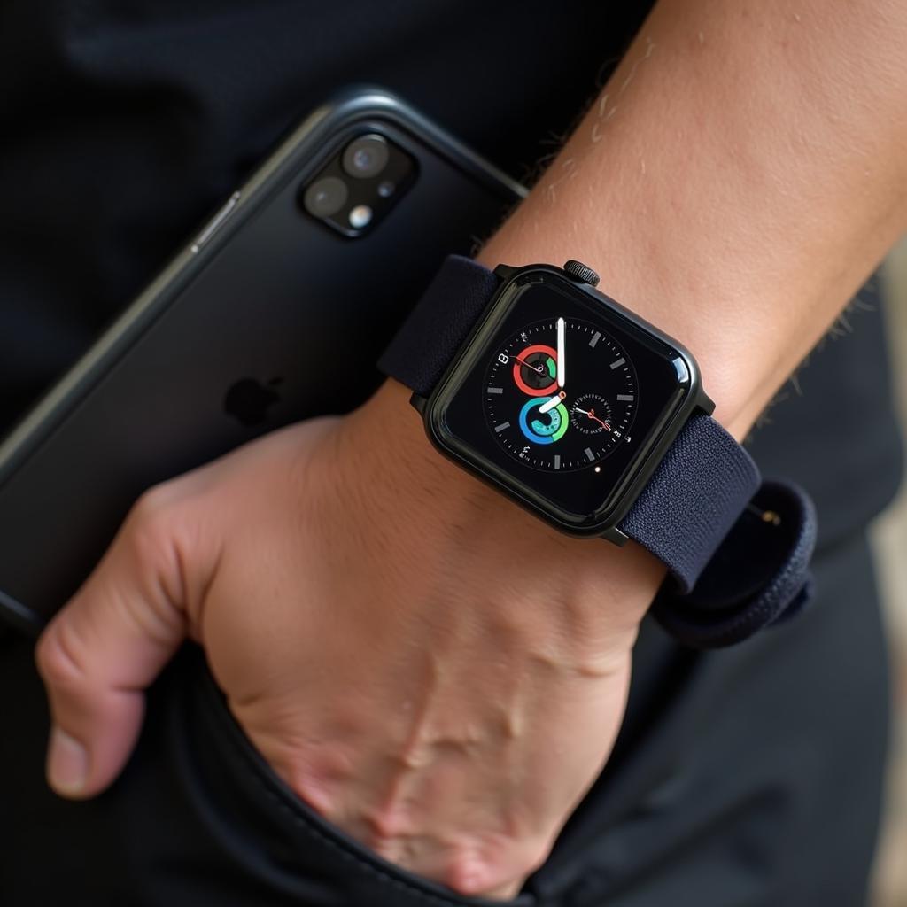 Apple Watch 4 và iPhone