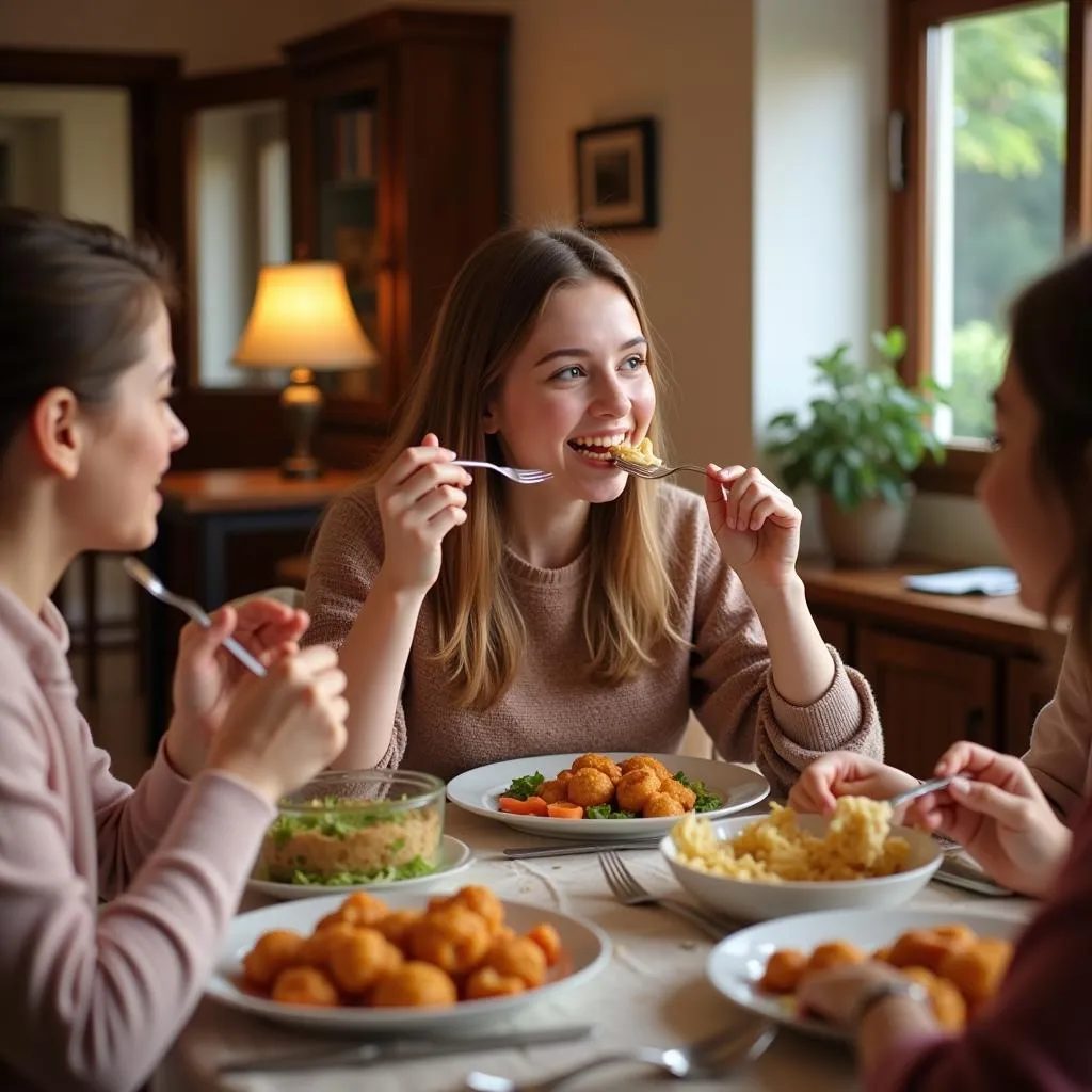 Bạn gái thích vét máng do văn hóa gia đình