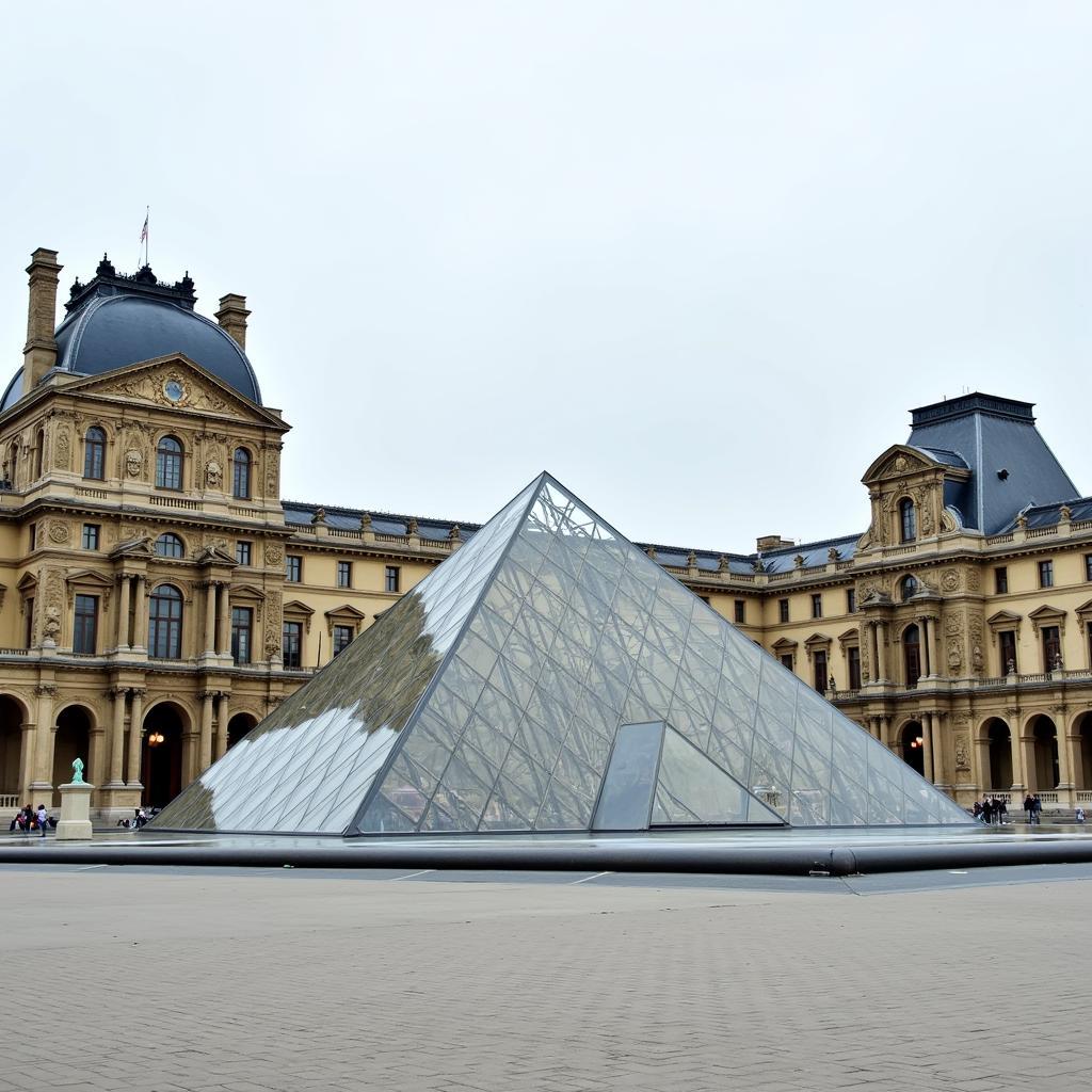 Bảo tàng Louvre với kiến trúc độc đáo