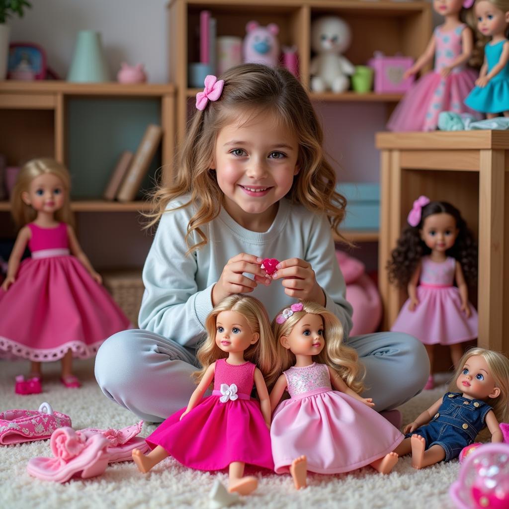 Búp bê Barbie là người bạn thân thiết