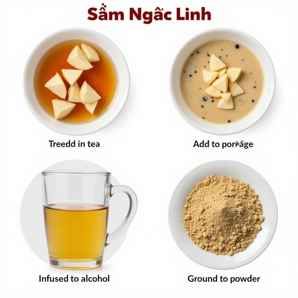 Cách sử dụng Sâm Ngọc Linh