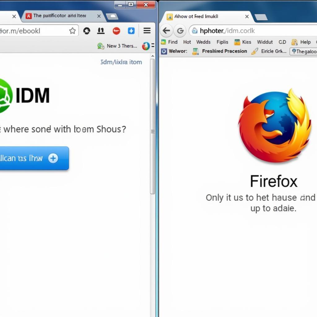 Cập nhật IDM và Firefox