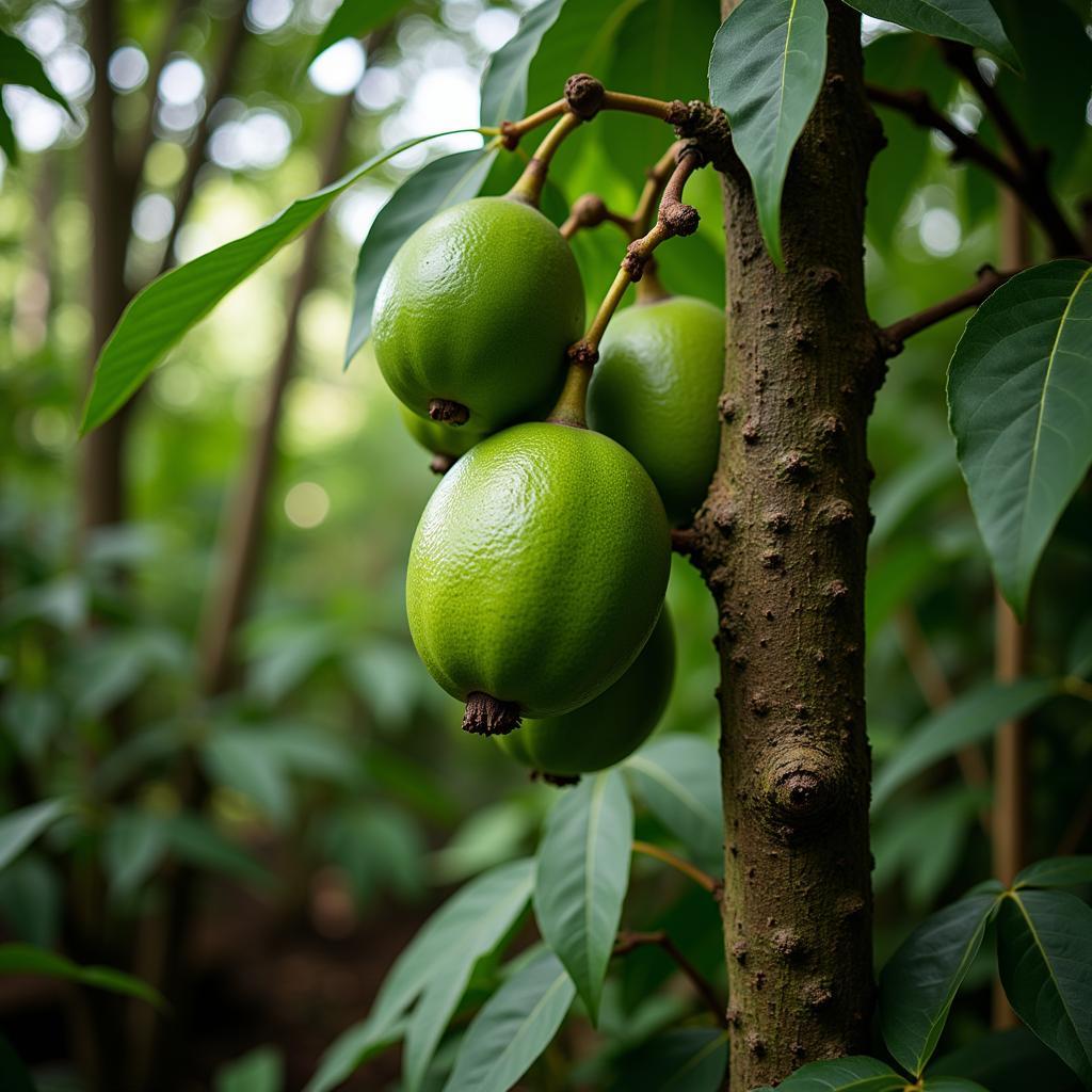 Quả Guarana trên cây