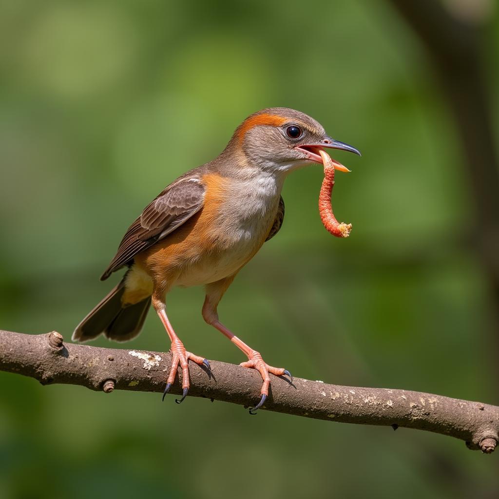 Chim Họa Mi Ăn Sâu