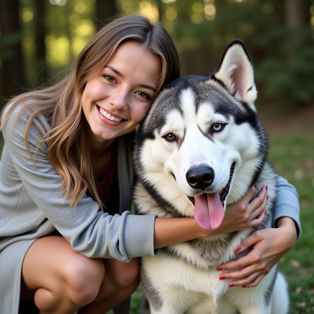 Chó Husky và Chủ