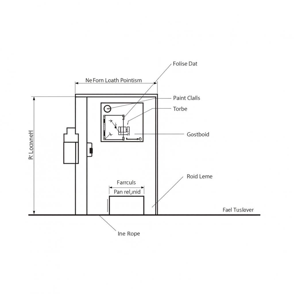 Ví dụ về chú thích dụng cụ điện trong CAD