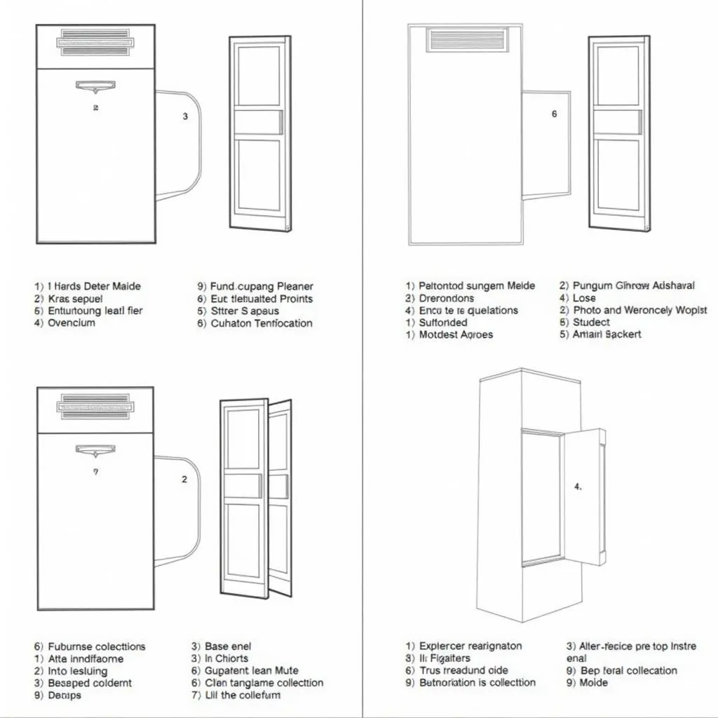 Ví dụ về chú thích khung nhìn trên bản vẽ