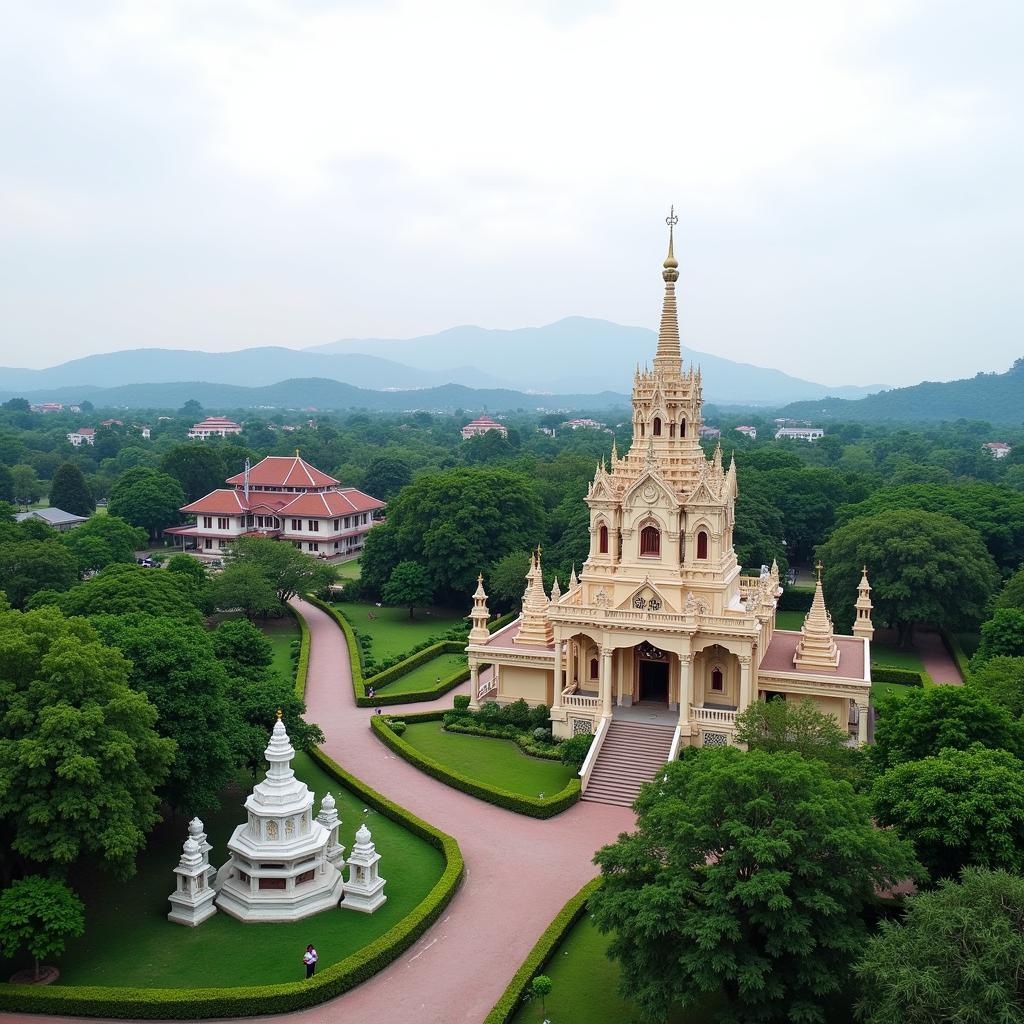 Chùa Hoằng Pháp tọa lạc tại Hóc Môn