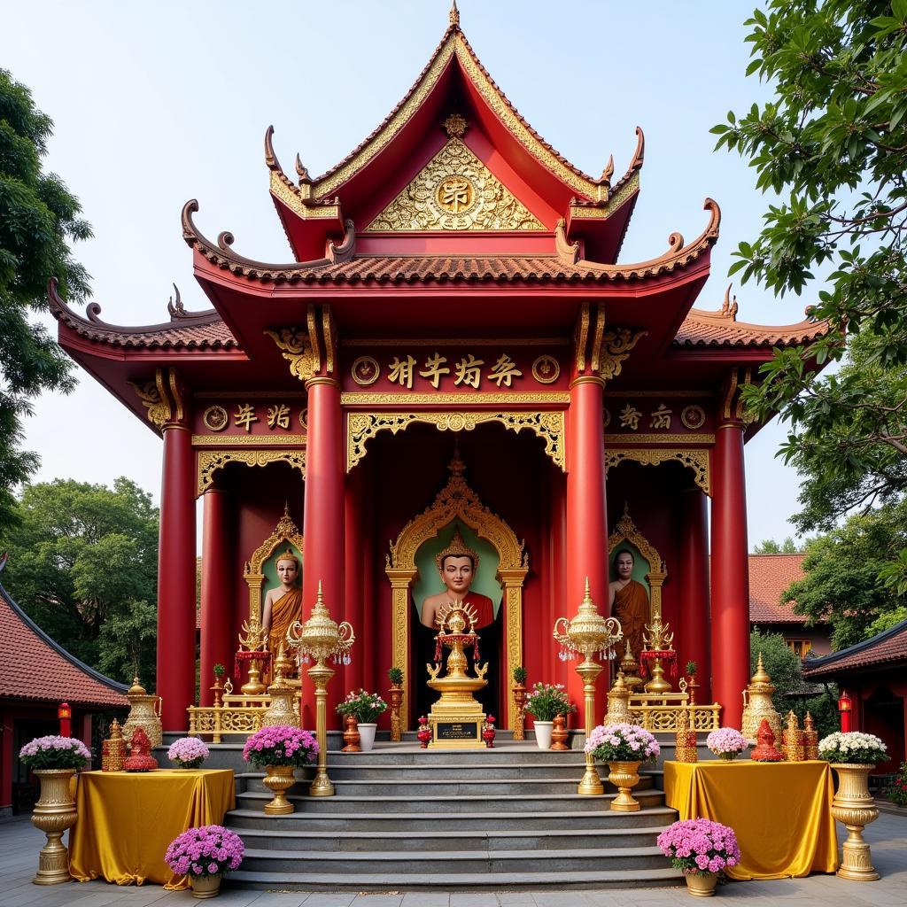 Vinh Nghiem Pagoda during the funeral of Most Venerable Thich Tri Quang