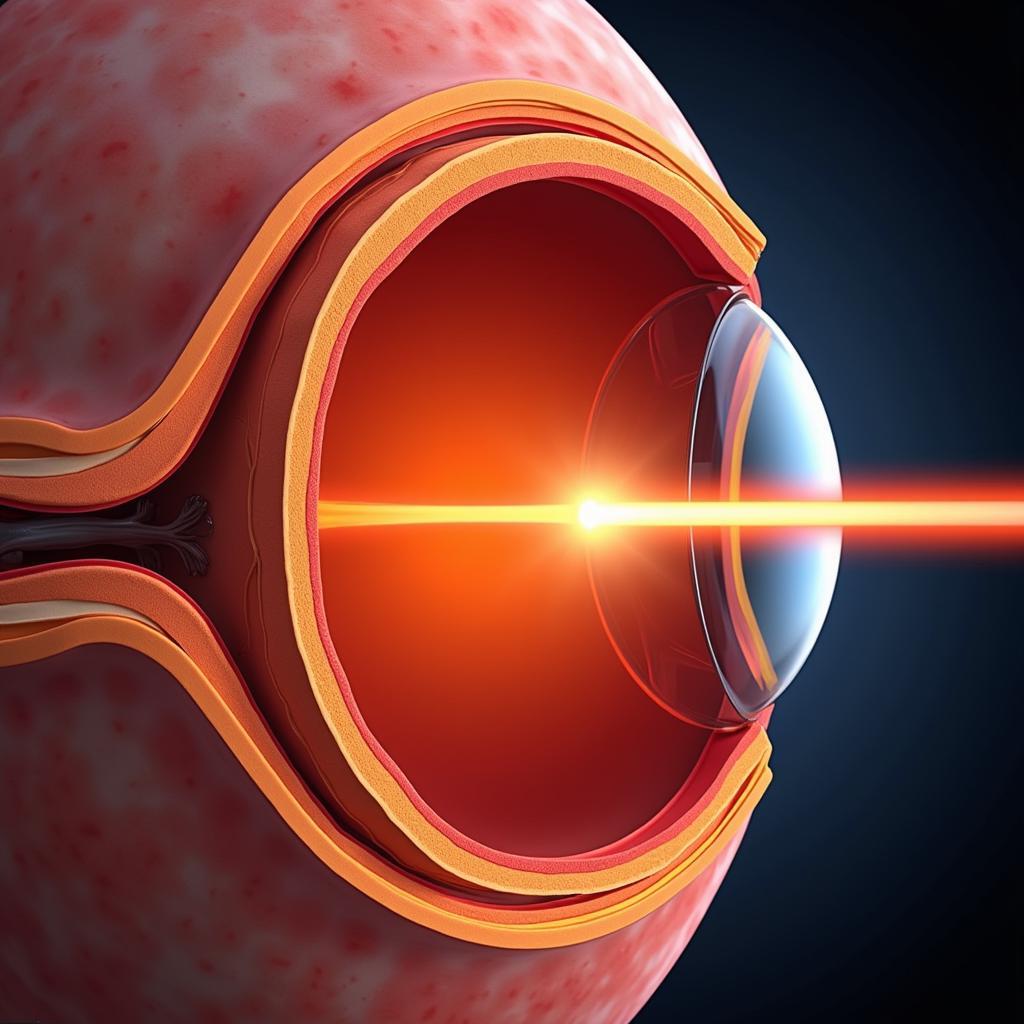 Infrared rays and human eye