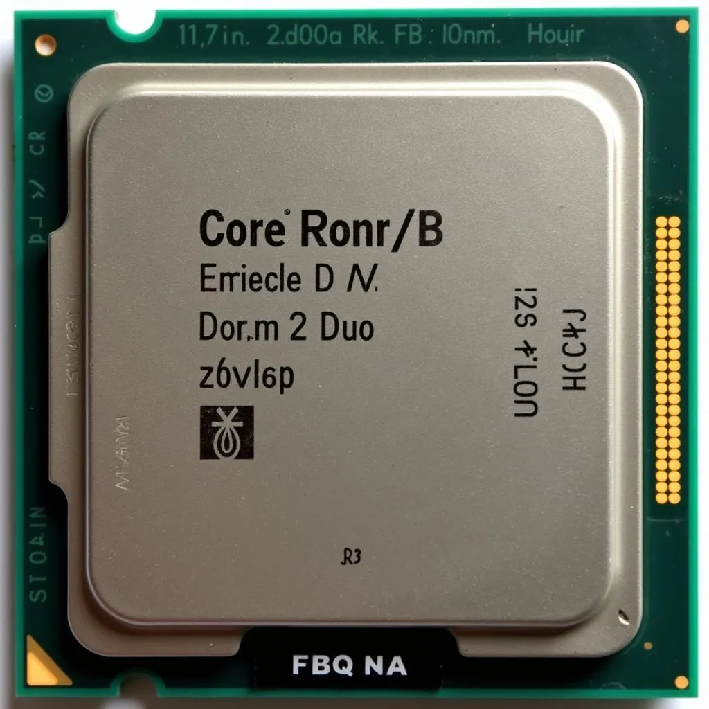 CPU Core 2 Duo E8400