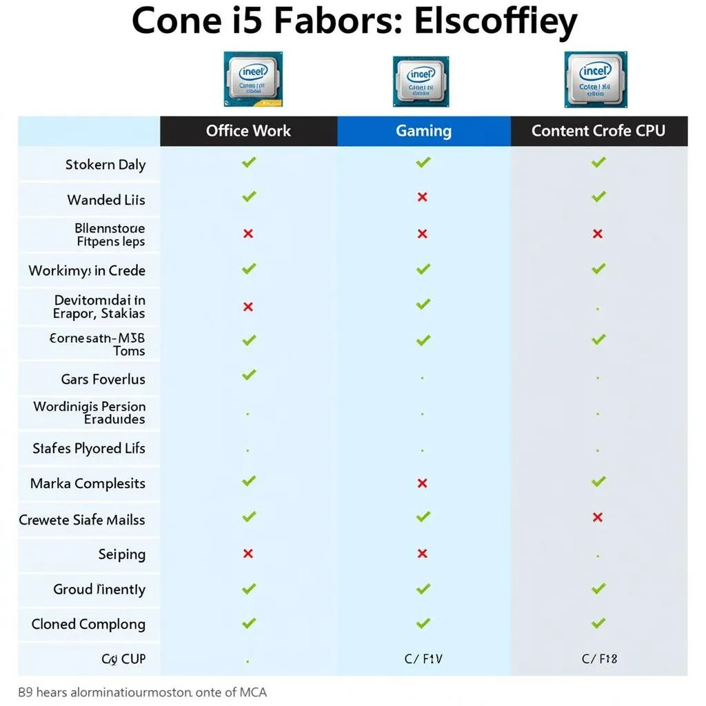 CPU Core i5 cho từng nhu cầu