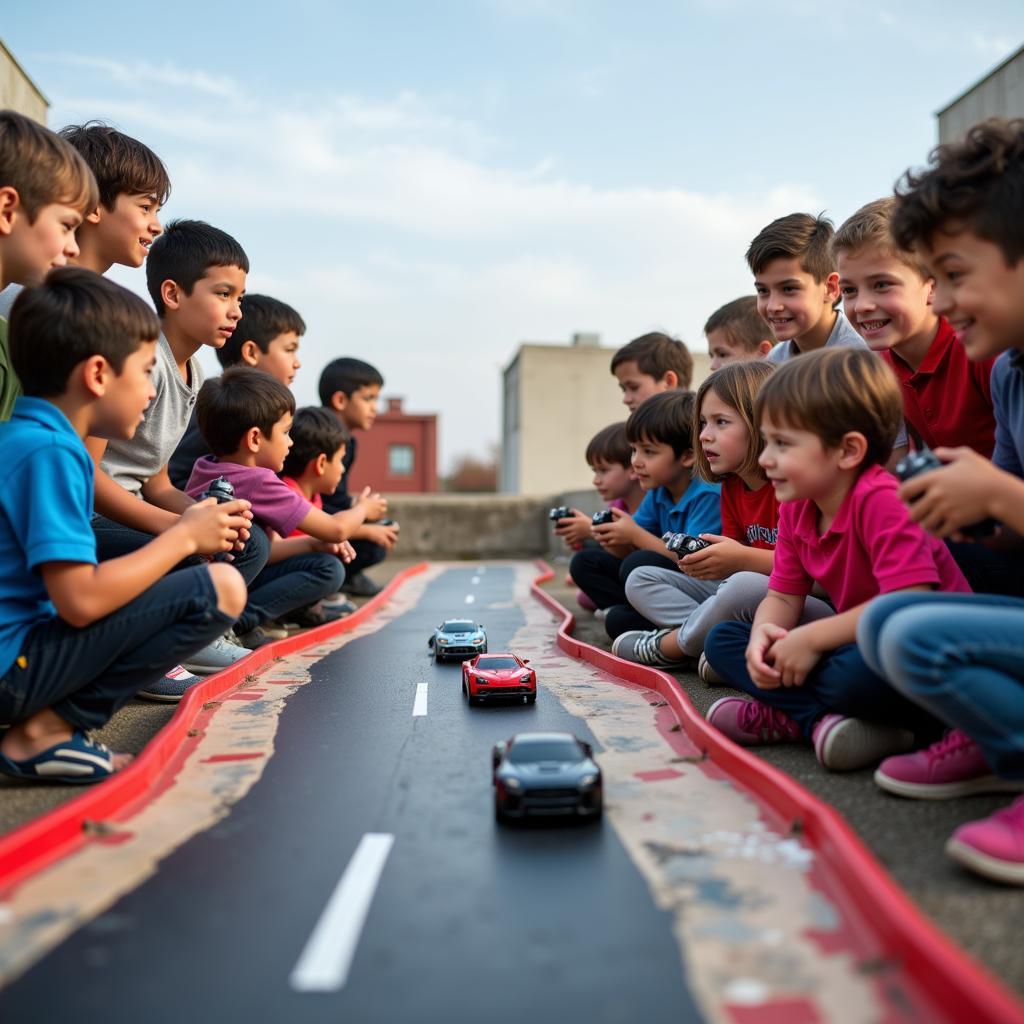 Remote control car race