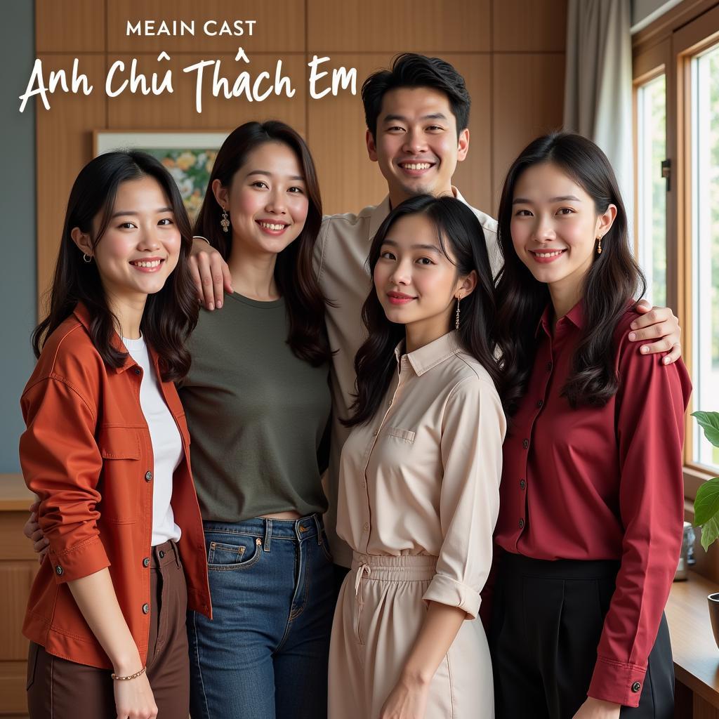 Dàn diễn viên chính trong phim "Anh Chỉ Thích Em"