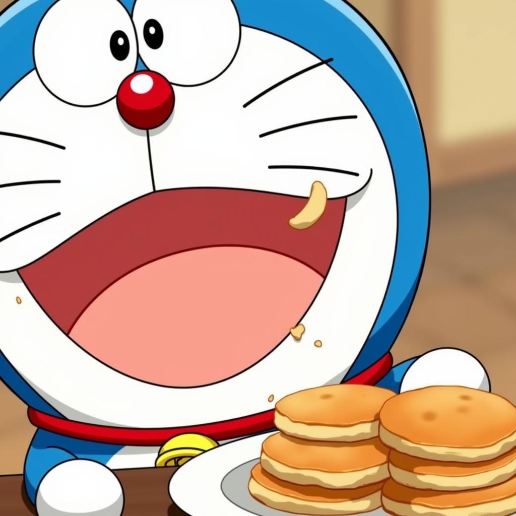 Doraemon ăn Dorayaki