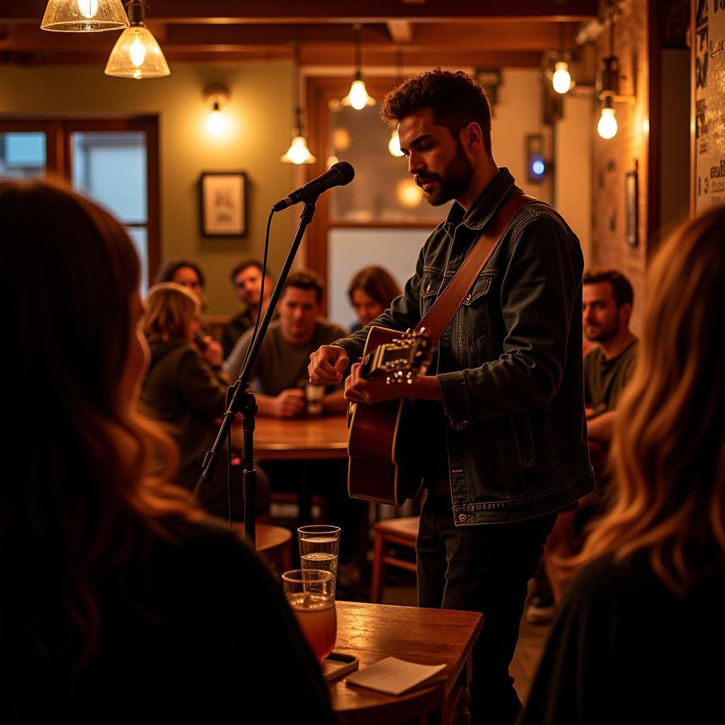 Giao lưu âm nhạc tại quán cafe acoustic