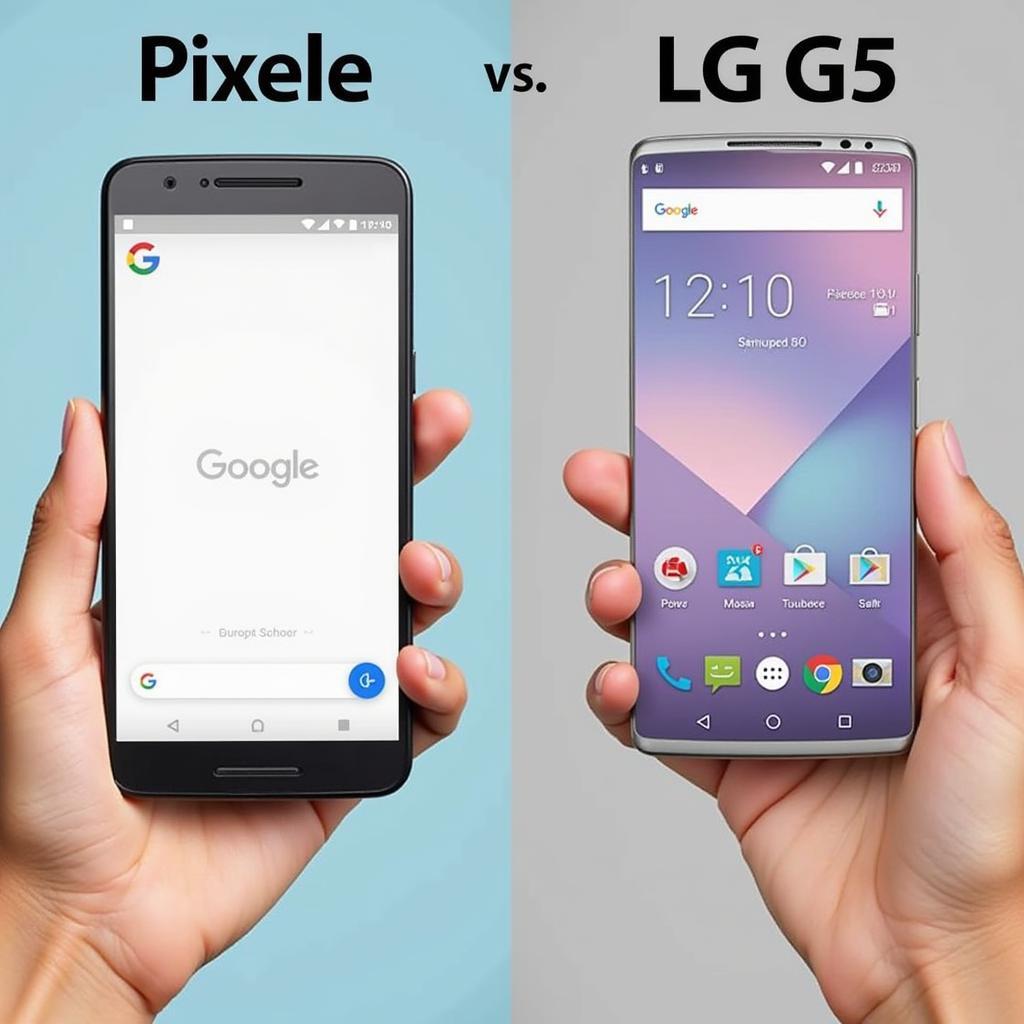 Google Pixel và LG G5