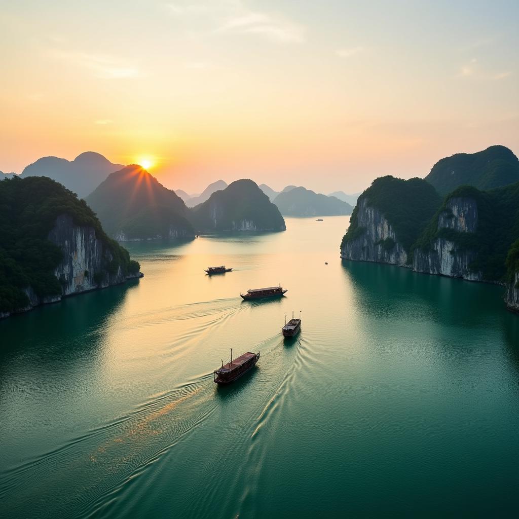 Ha Long Bay in Quang Ninh Province