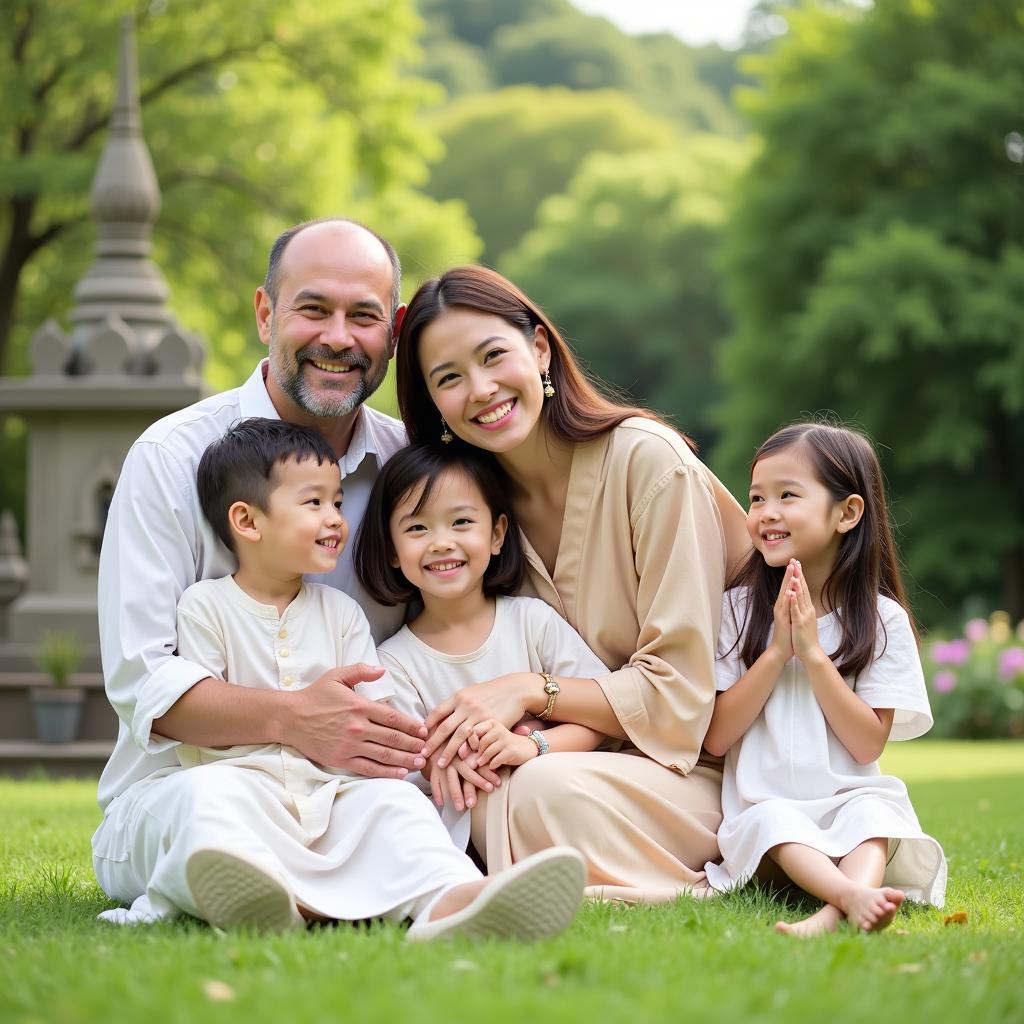 Buddhist family happiness