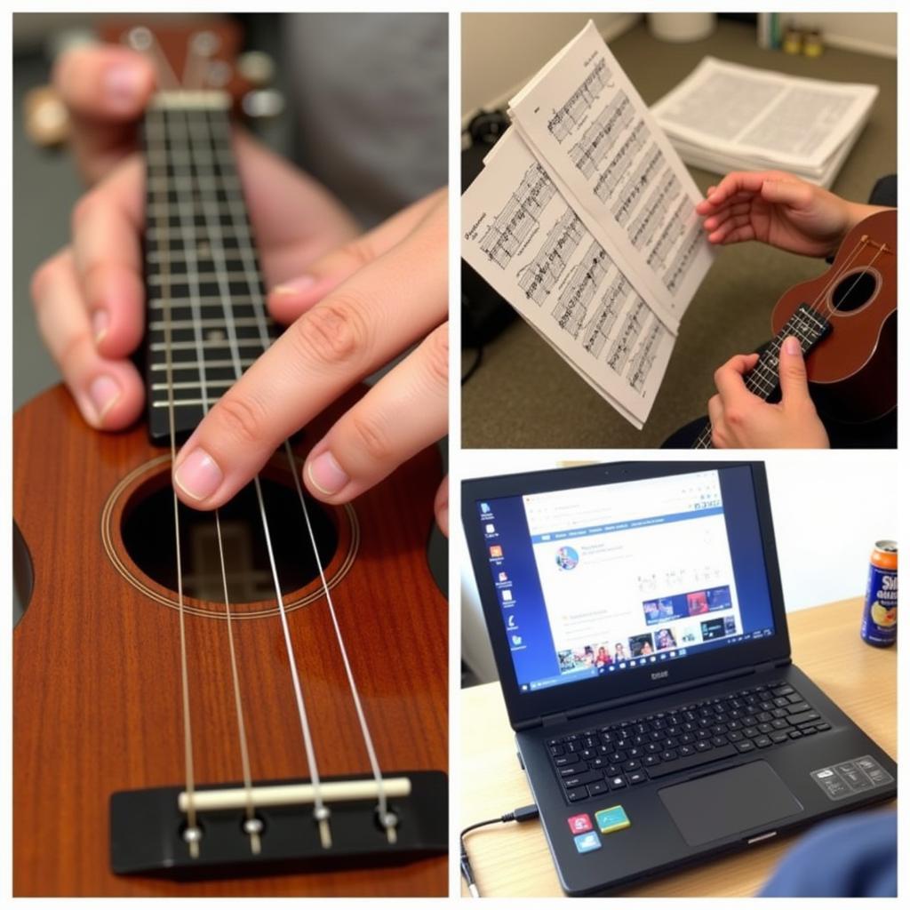 Học chơi ukulele