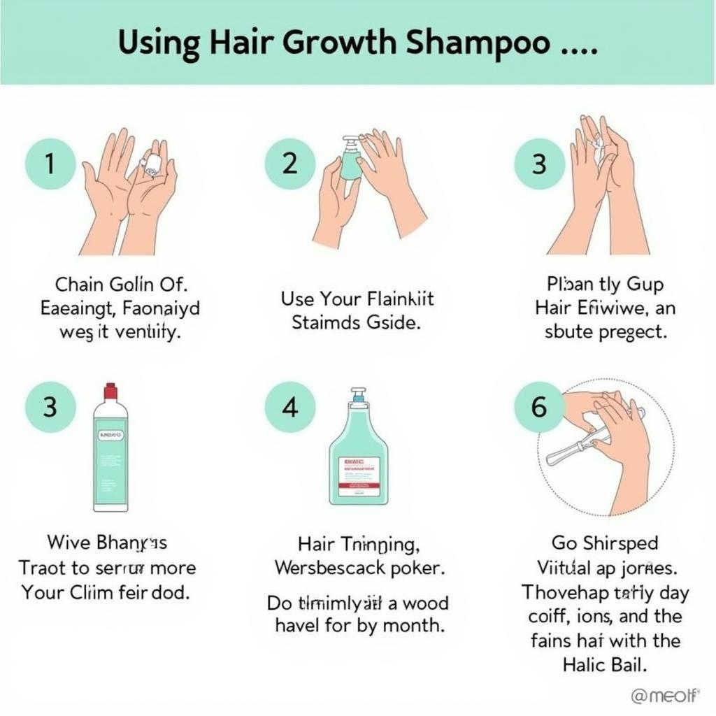 Steps to use hair growth shampoo for men effectively