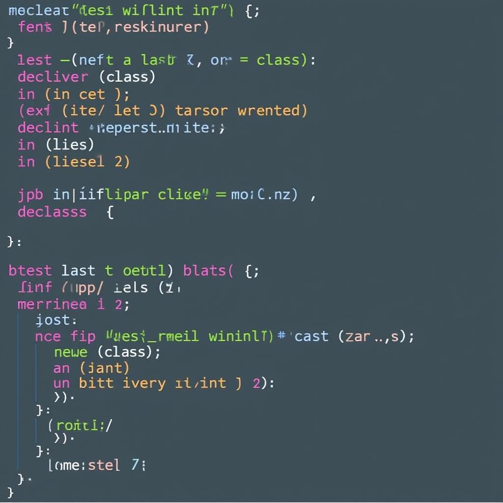 Ví dụ khai báo class trong Javascript