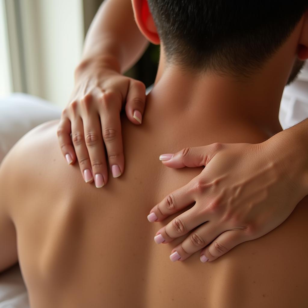 Massage nhẹ nhàng