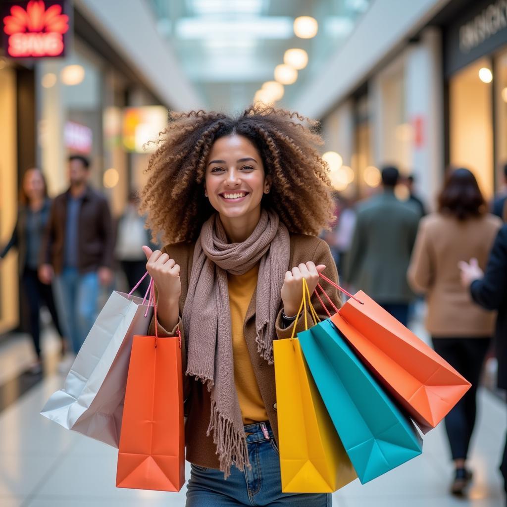 Shopping at the Mall