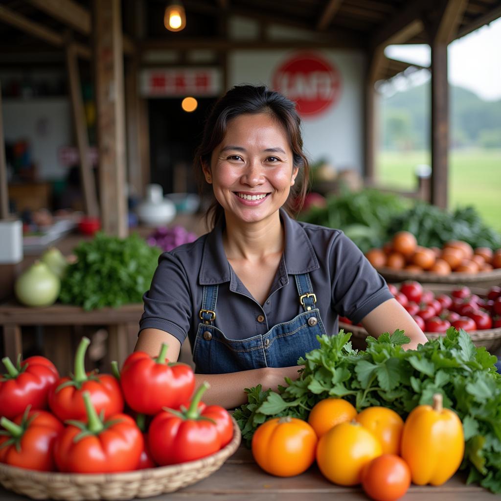 Người Bán Hàng Chợ Quê