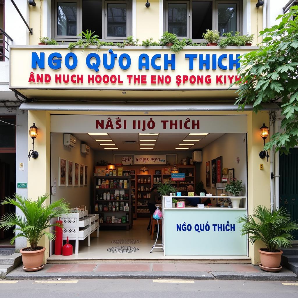 Mặt tiền nhà thuốc Ngô Quý Thích Huế