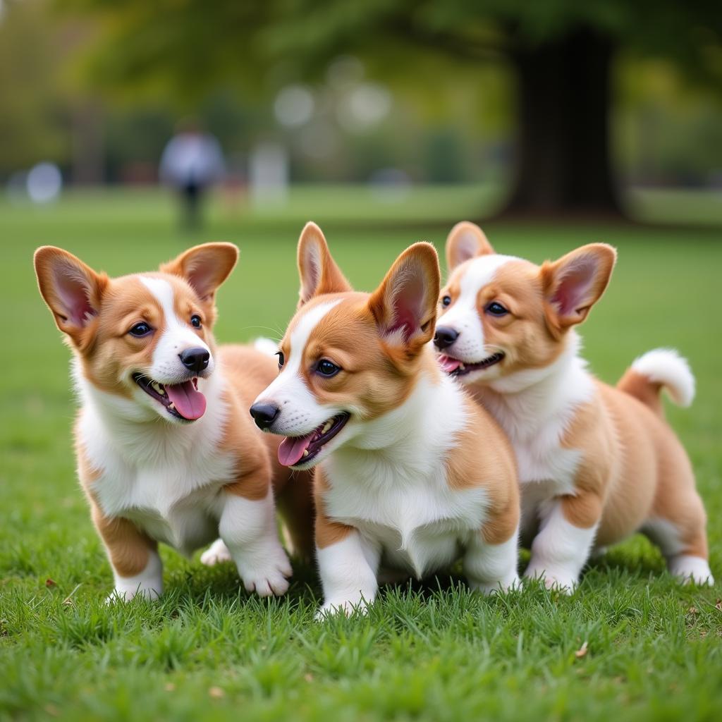 Những chú chó Corgi dễ thương