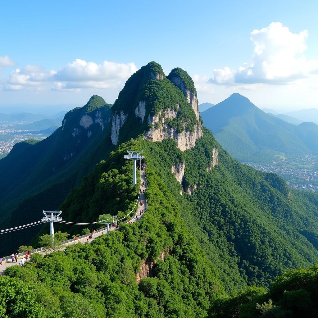 Nui Ba Den Mountain in Tay Ninh Province