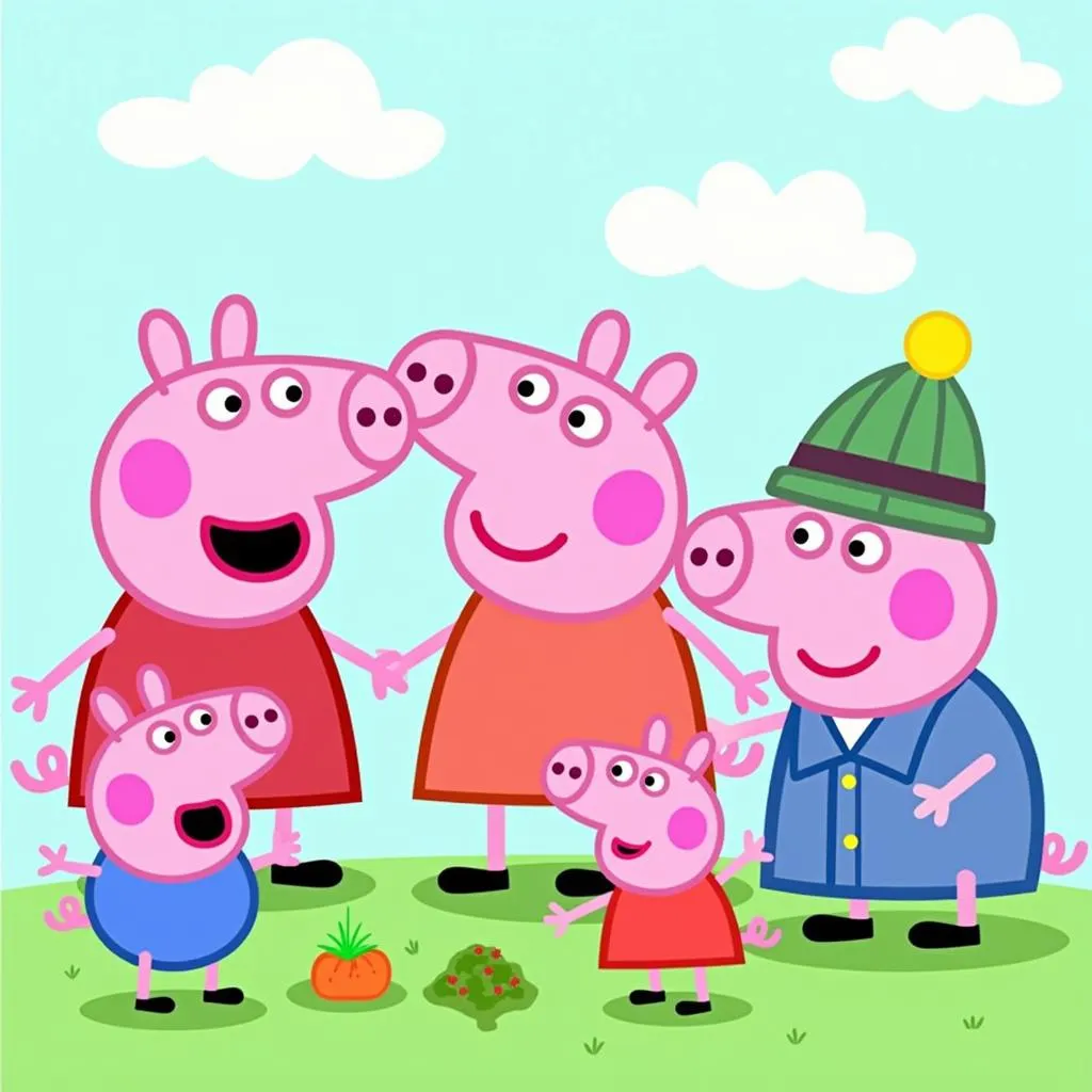 Peppa Pig tham gia hoạt động ngoài trời