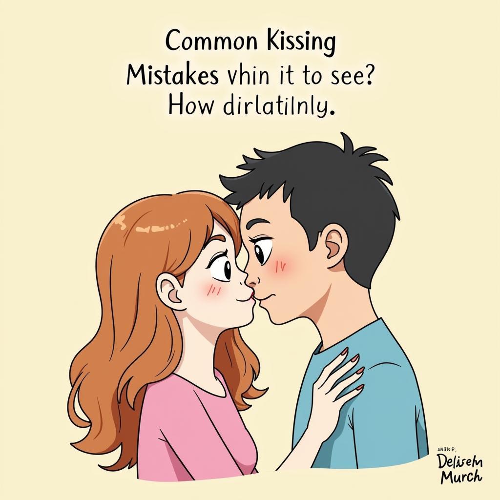 Mistakes to avoid when kissing