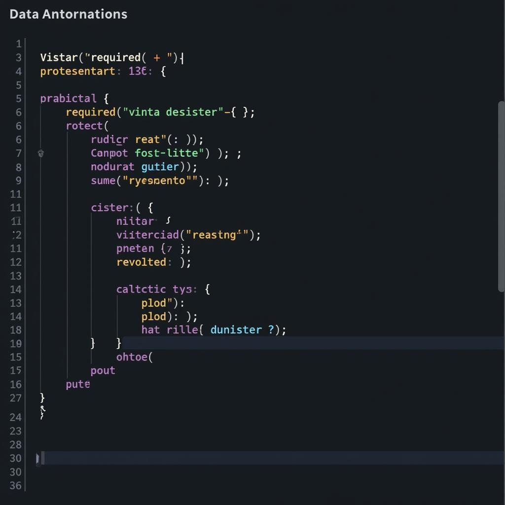 Sử dụng Data Annotations trong ASP.NET