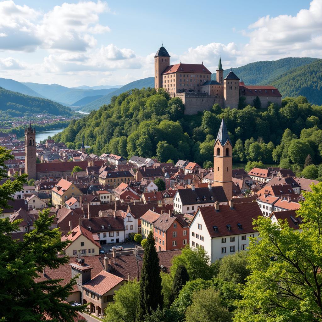 Thành phố Heidelberg cổ kính