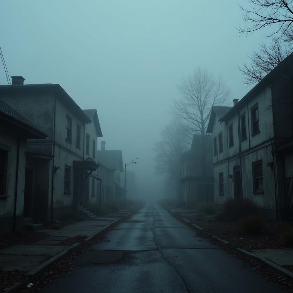 Thị trấn Silent Hill chìm trong màn sương mù dày đặc