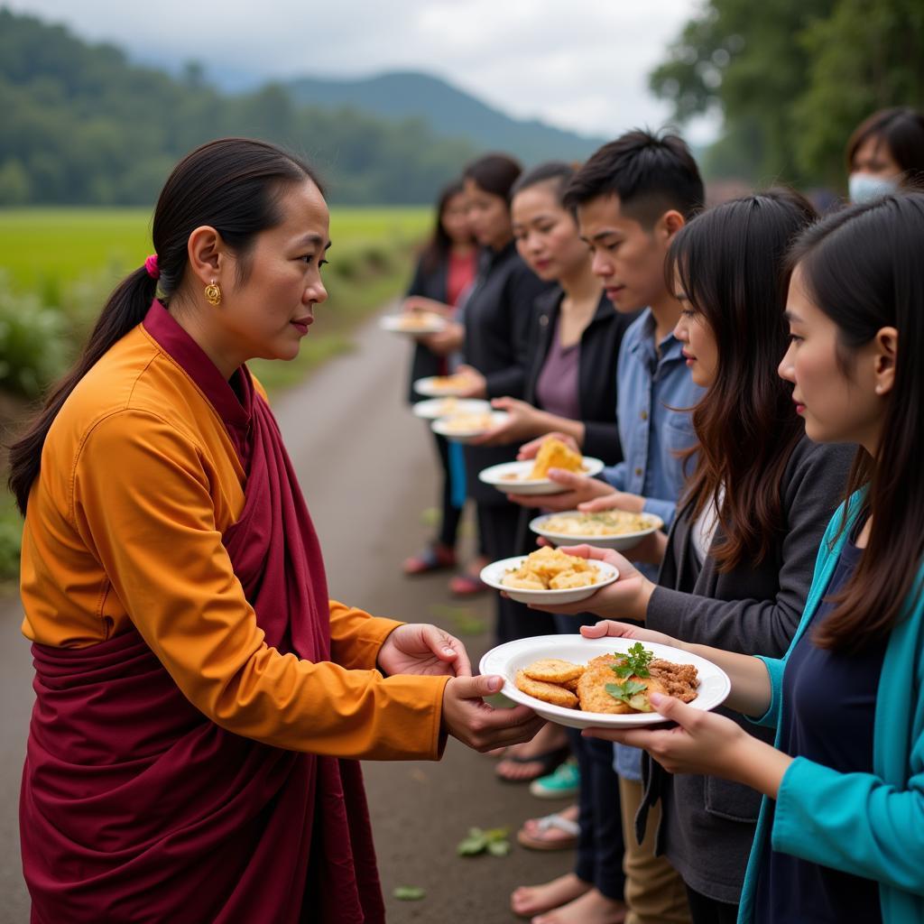 Thích Nữ Vo Uy tham gia hoạt động xã hội