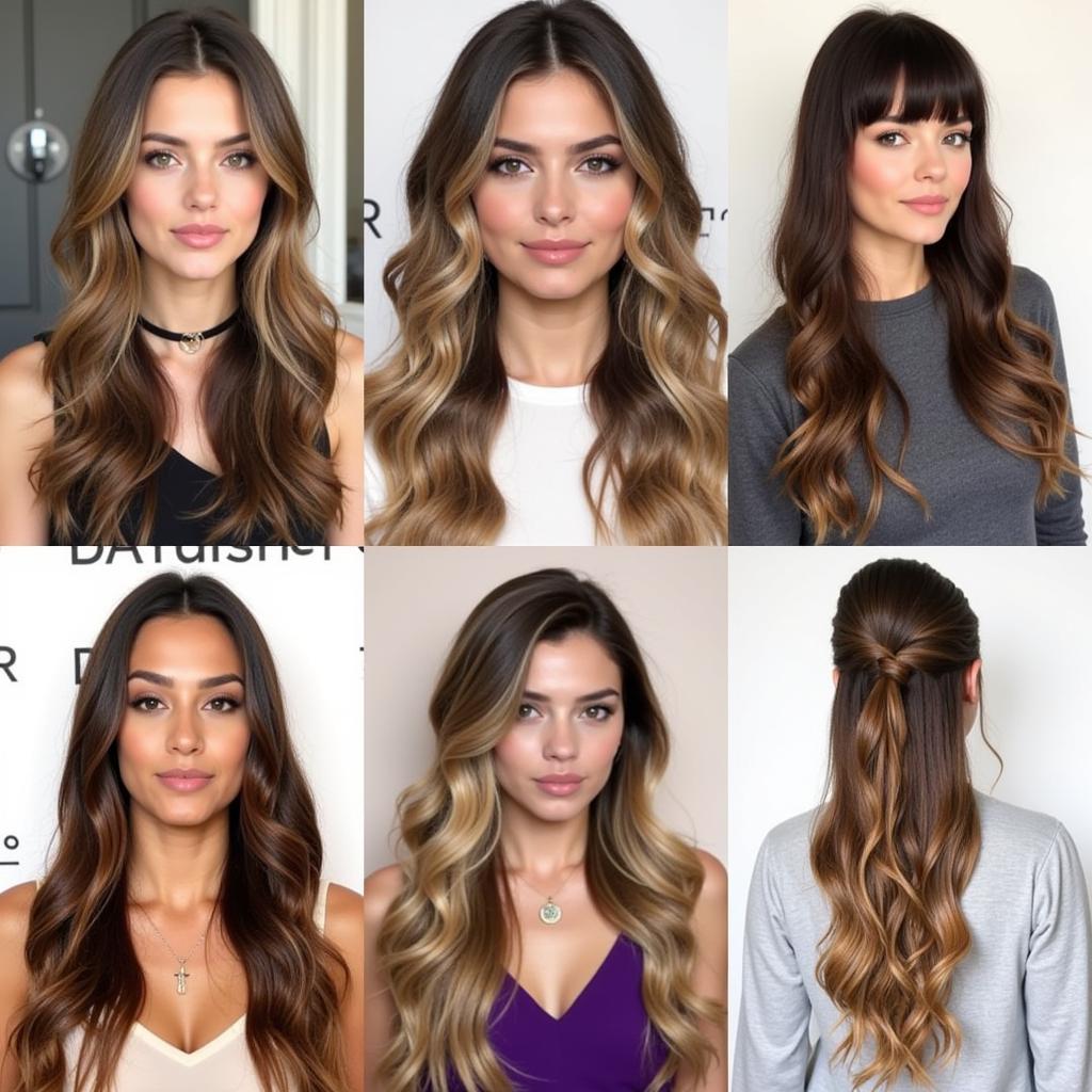 Long Hairstyles for Round Faces