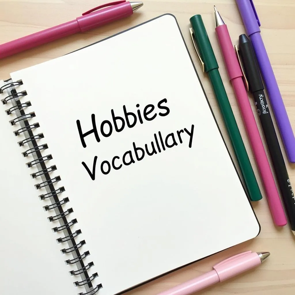 Vocabulary for Discussing Hobbies in English