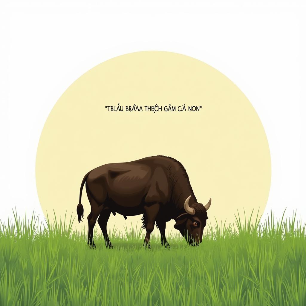 Vietnamese proverb illustration