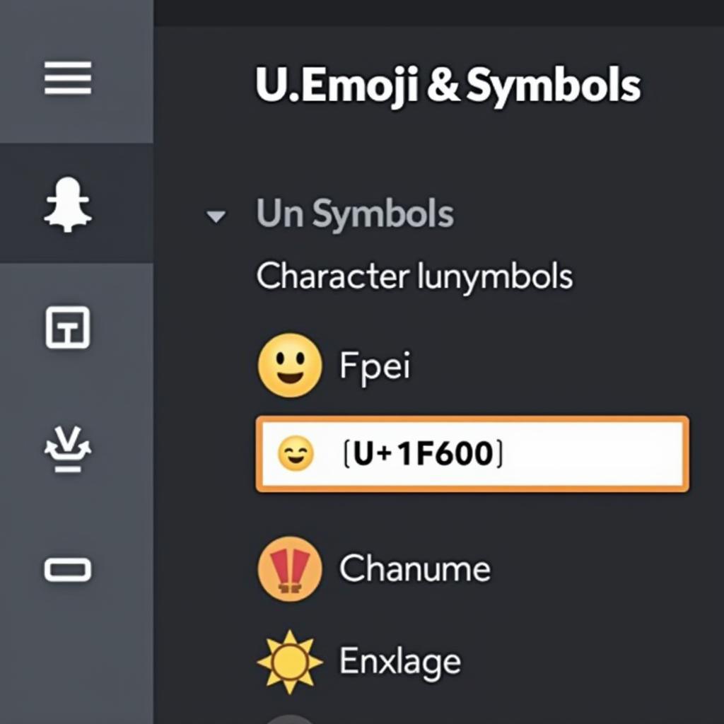 Unicode ký tự đặc biệt