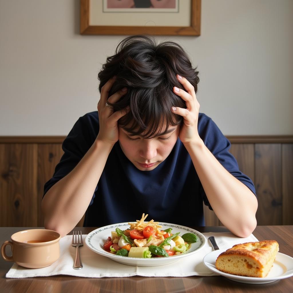 Ăn ít và không thích thú do stress