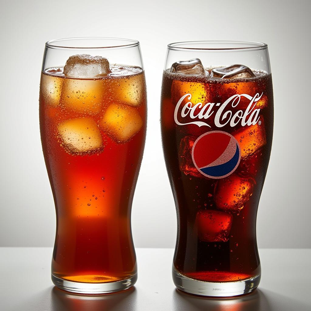 So sánh vị giác giữa Coca và Pepsi