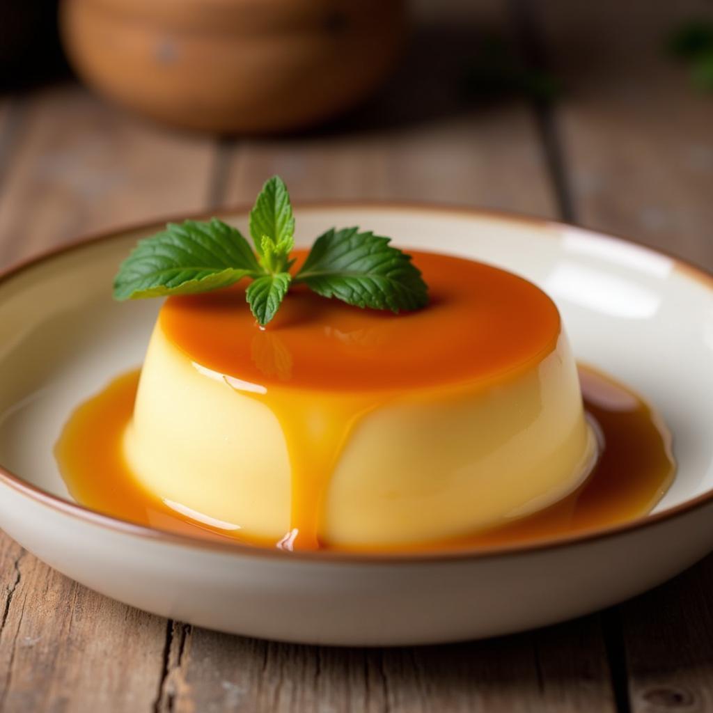 Bánh flan thơm ngon, béo ngậy, tự làm tại nhà