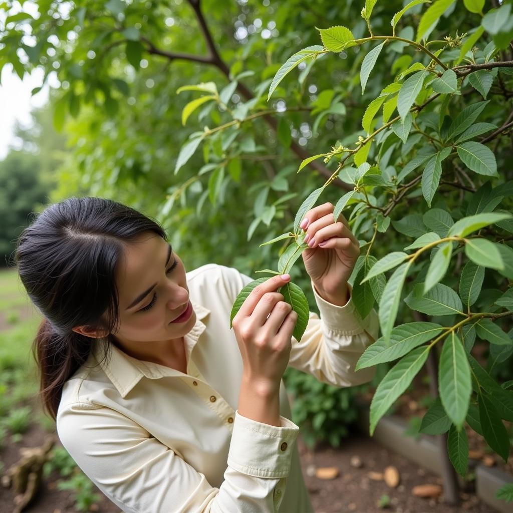 Bảo vệ hoa mai khỏi sâu bệnh