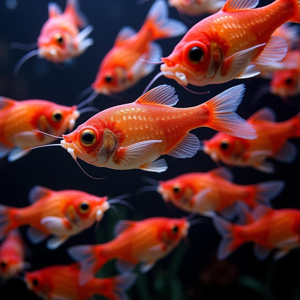 Cá Galaxy Rasbora sống hòa thuận với tép cảnh