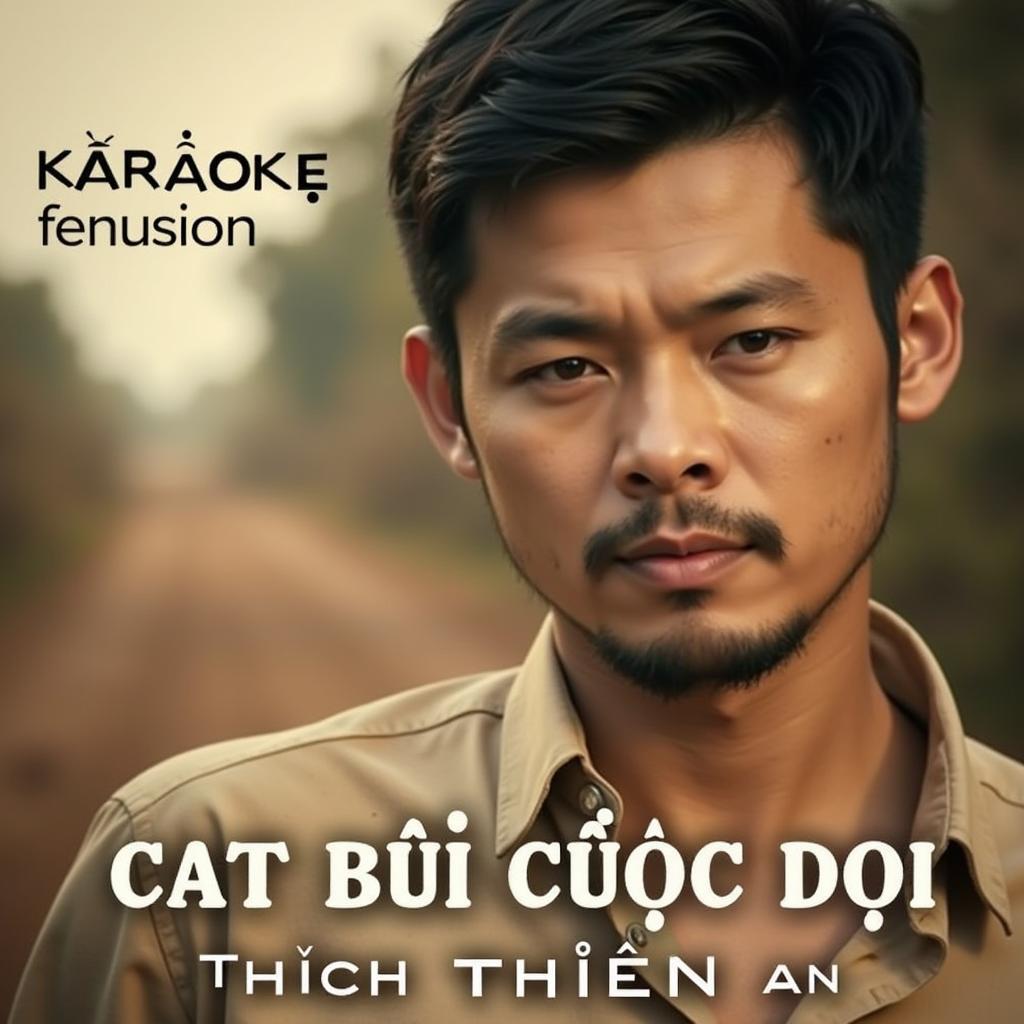 Hình ảnh bìa album Cát Bụi Cuộc Đời Thích Thiên Ân Karaoke