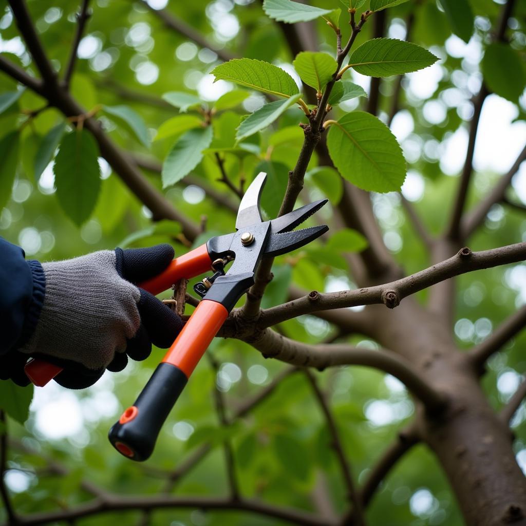 Cắt tỉa cành cây lộc vừng đúng kỹ thuật